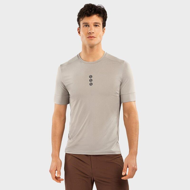 Heren Wielrennen gravel t-shirt Cedar SIROKO Beige