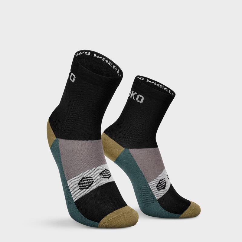 Calcetines de ciclismo para verano Hombre y Mujer S2 Arena SIROKO Negro