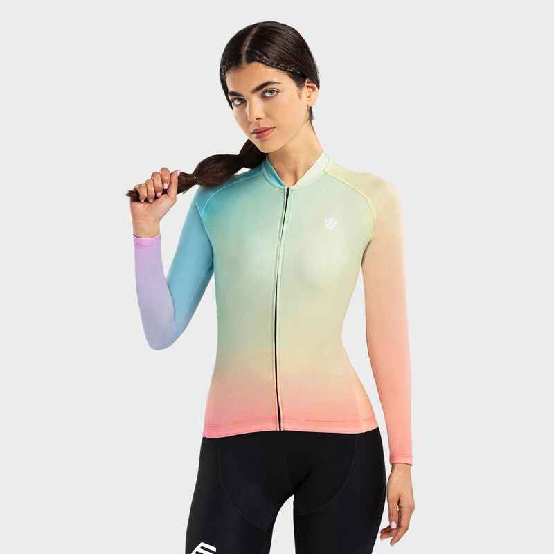 Damen Radsport langärmeliges radtrikot für M2 Madone SIROKO Gelb
