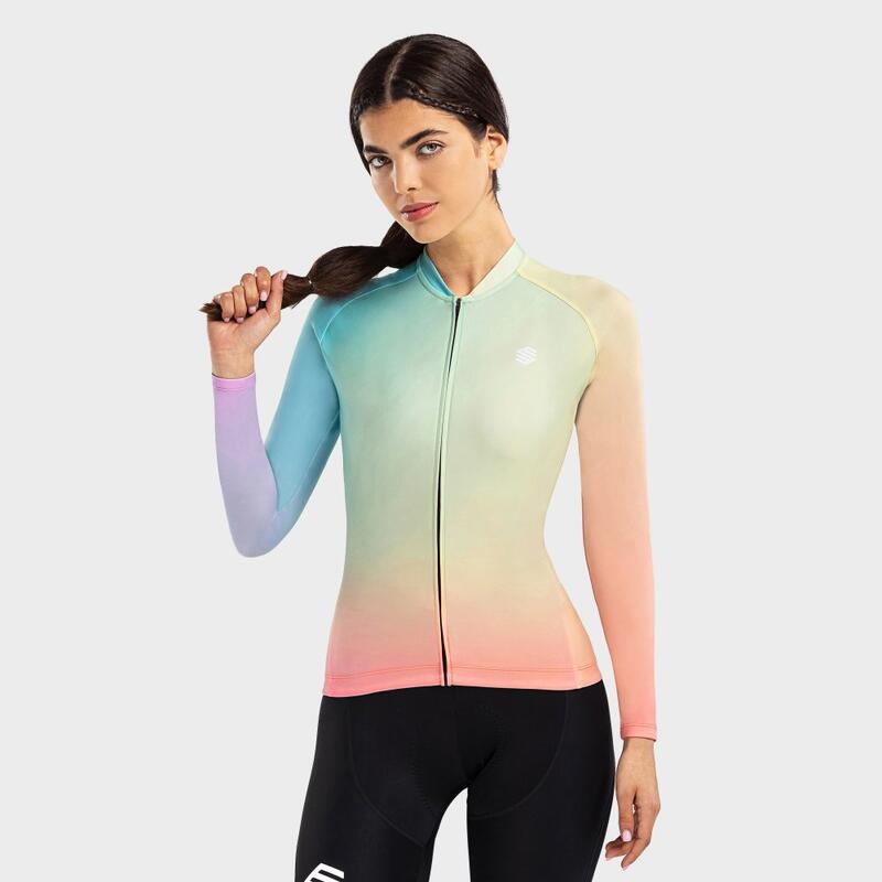 Maglia maniche lunghe Ciclismo SIROKO M2 Madone Giallo Donna