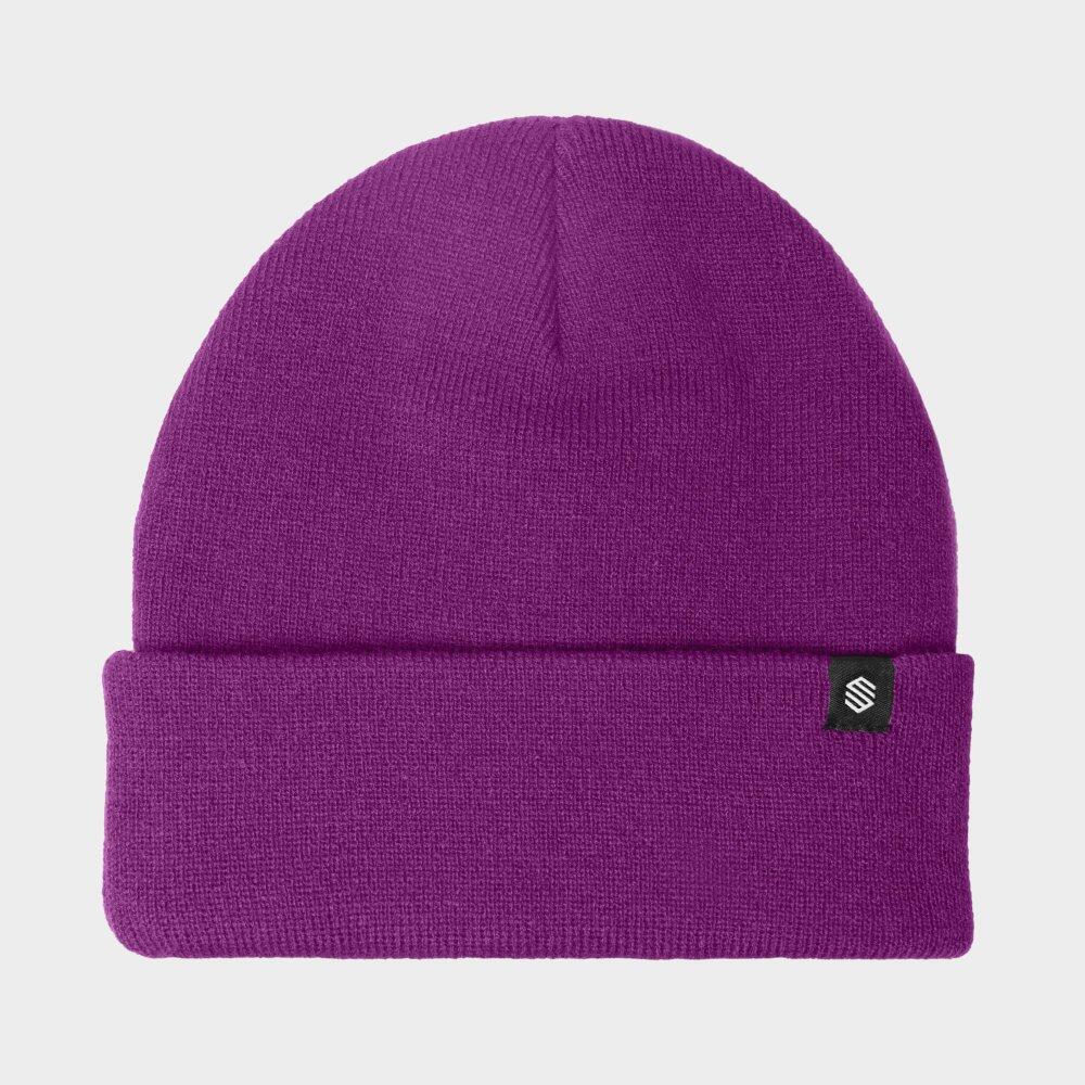 Men's and Women's Snowflake Grape Raisin Winter Sports Beanie