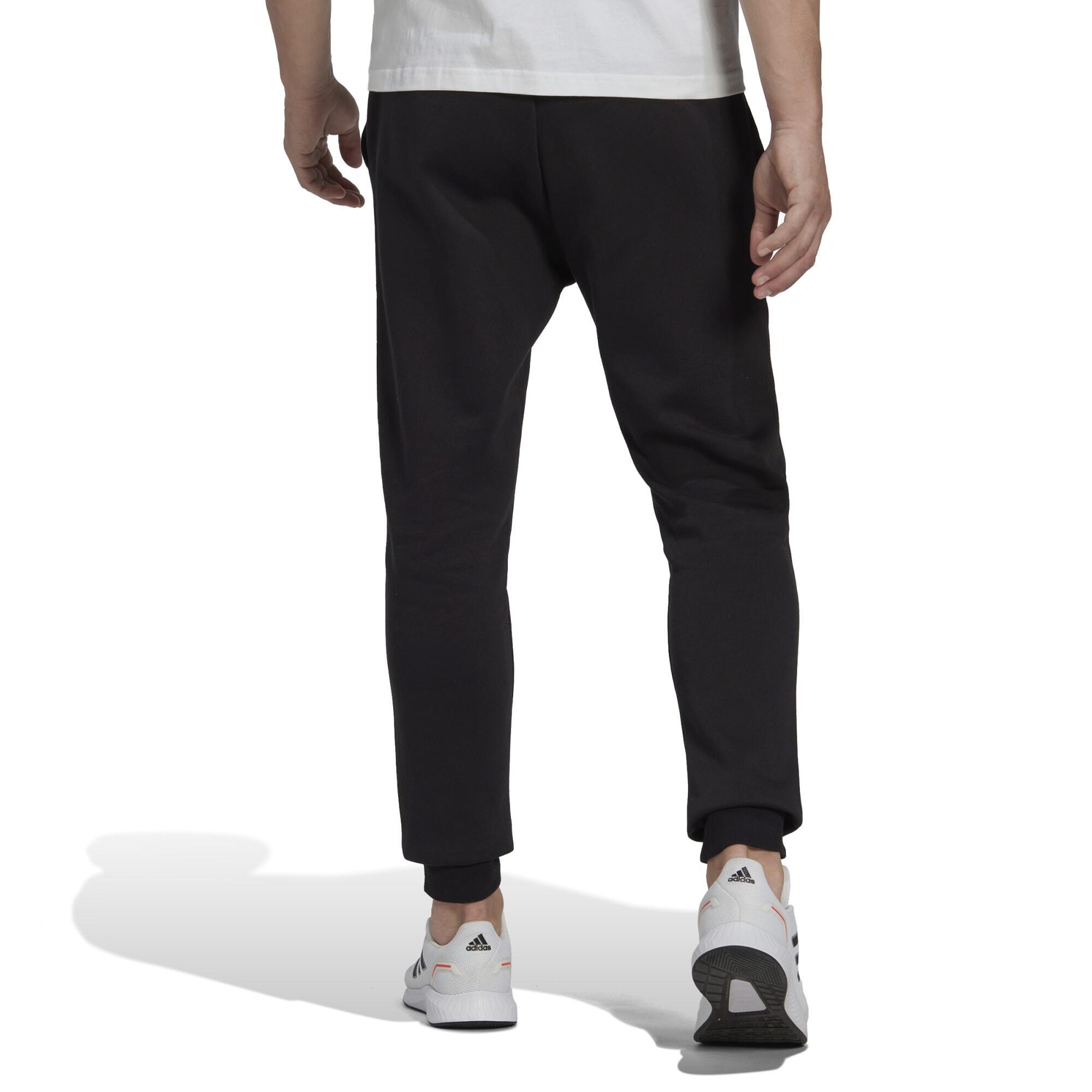 Tweedehands - Joggingbroek voor fitness en soft training heren zwart - GOED 2/5