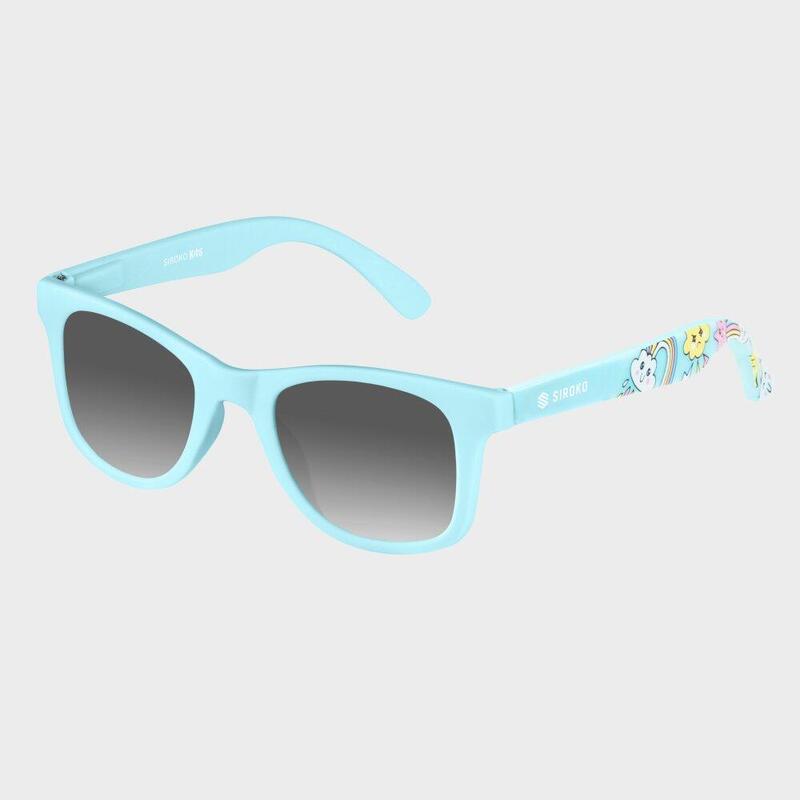 Gafas de sol surf Happy Rainbow Kids SIROKO Niños y Niñas Negro