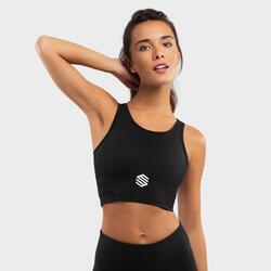 Sujetador deportivo mujer fitness Crunch Black SIROKO Negro