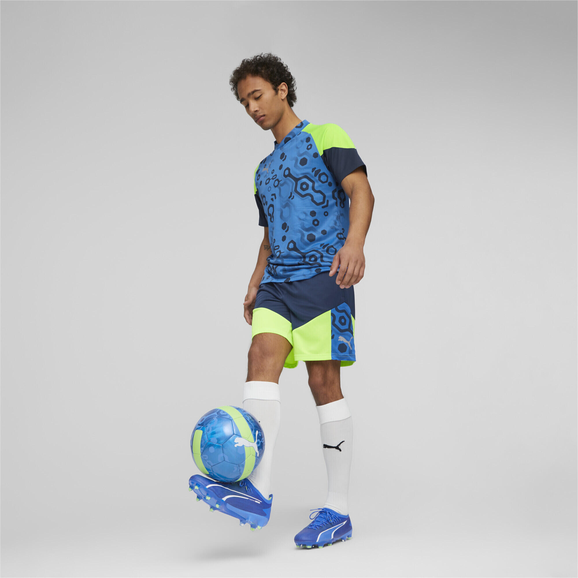 Maillot de football individualCUP PUMA Persian Blue Pro Green 4/5