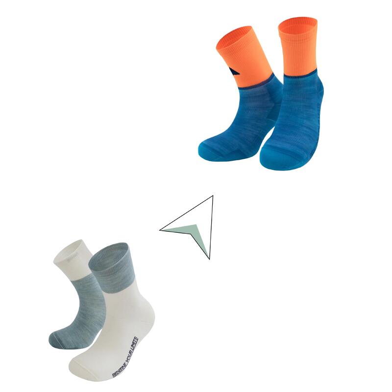 Lot de chaussettes mérinos 2 pack