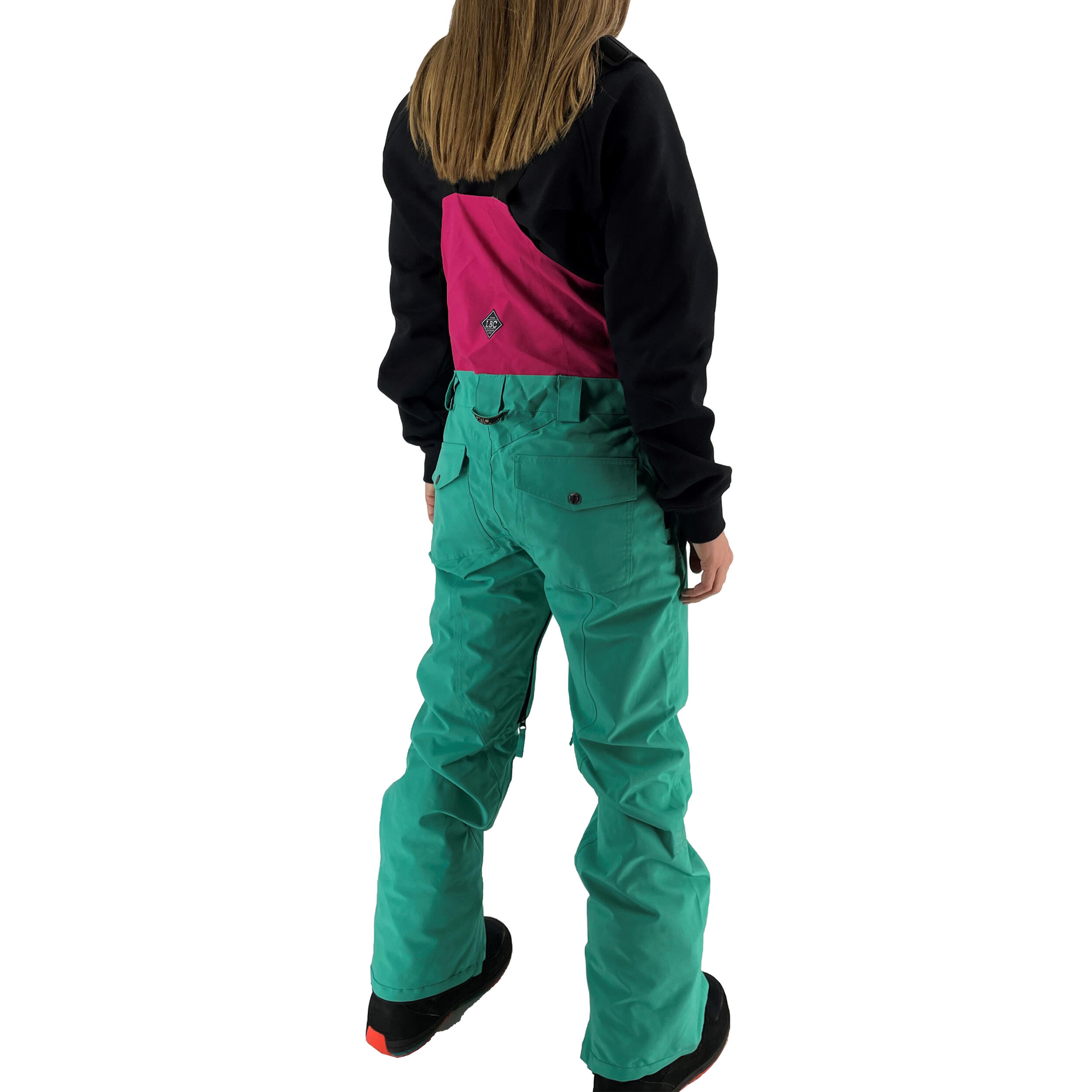 Ski-/Snowboardhose Damen - Leela pink mint 2/5