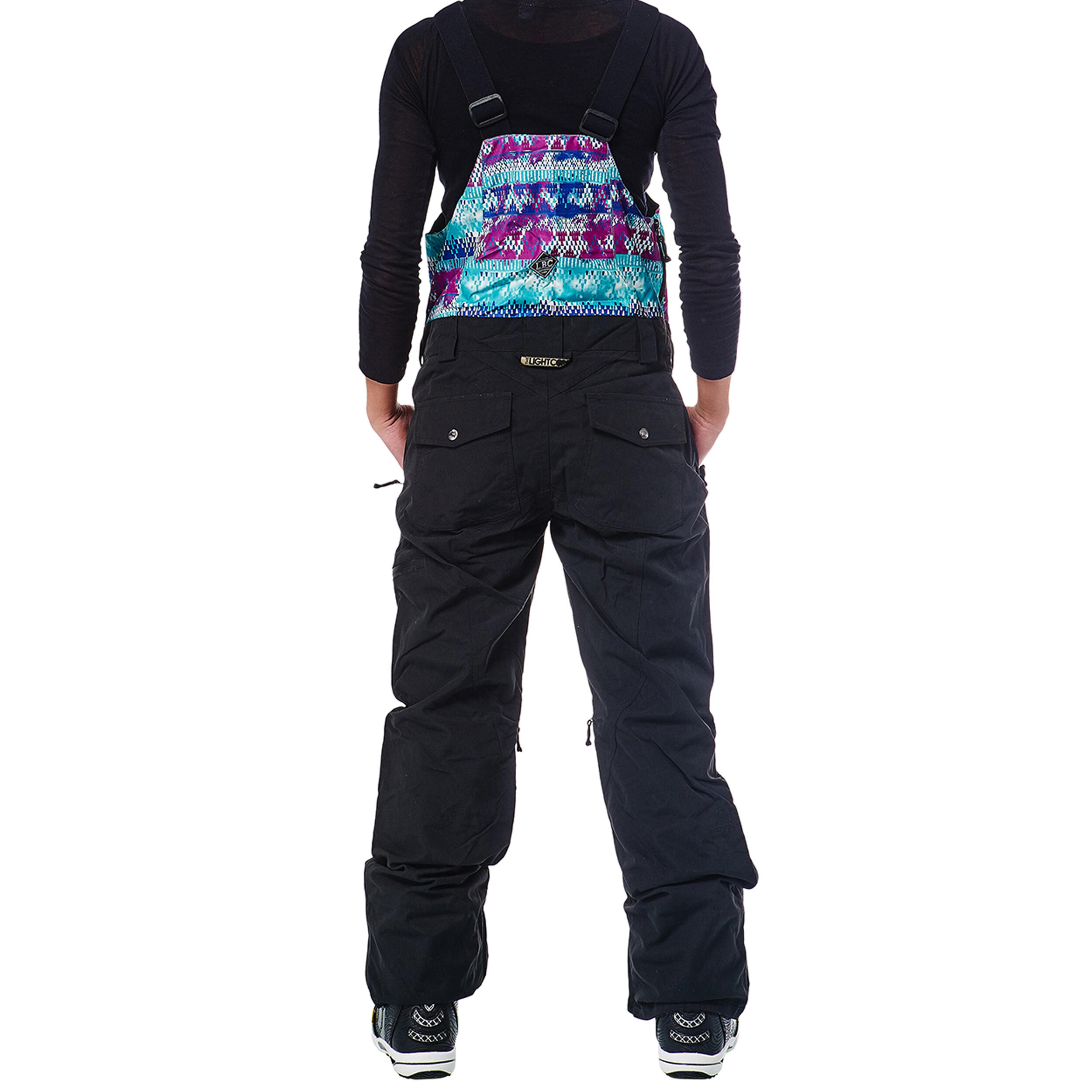 Ski-/Snowboardhose Damen - Leela black tipi 2/6