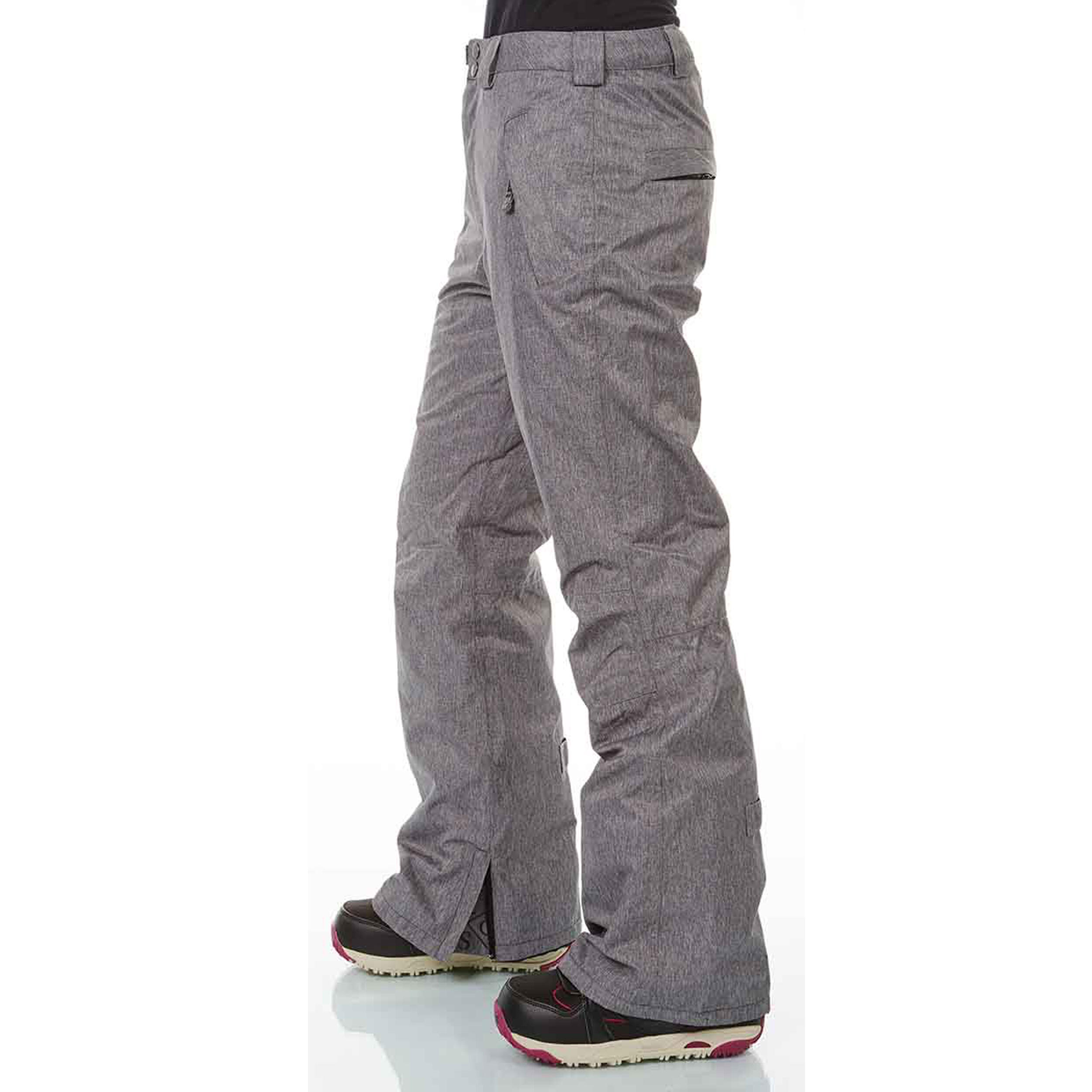 Ski-/Snowboardhose Damen - YOKO  grey heather 3/5