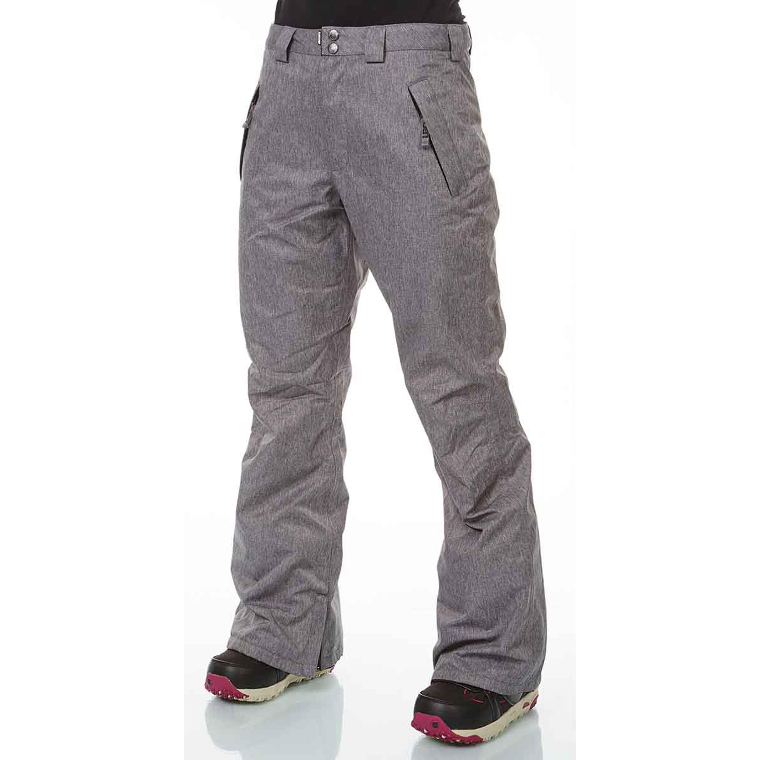 Ski-/Snowboardhose Damen - YOKO  grey heather 1/5