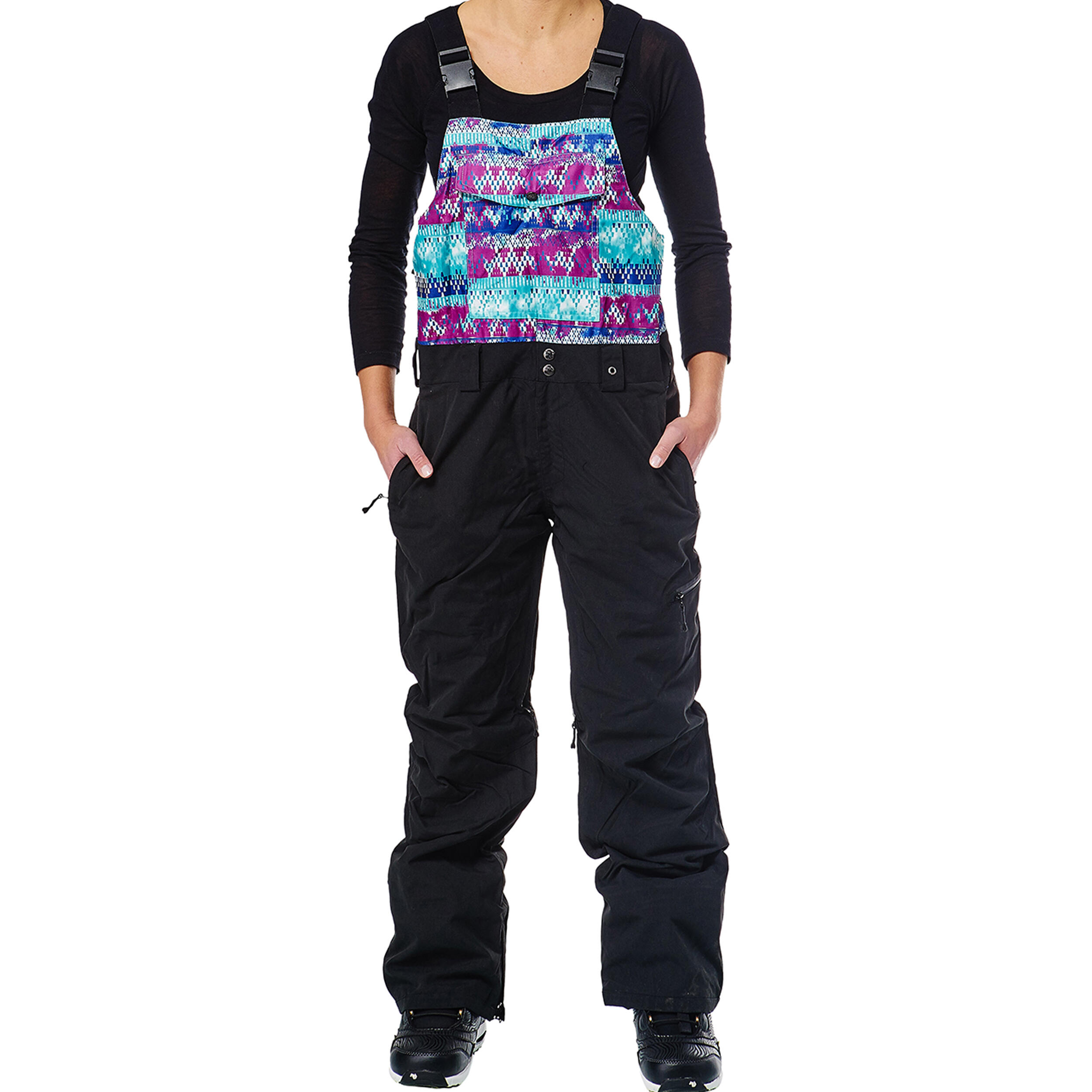 LIGHT BOARD CORP Ski-/Snowboardhose Damen - Leela black tipi
