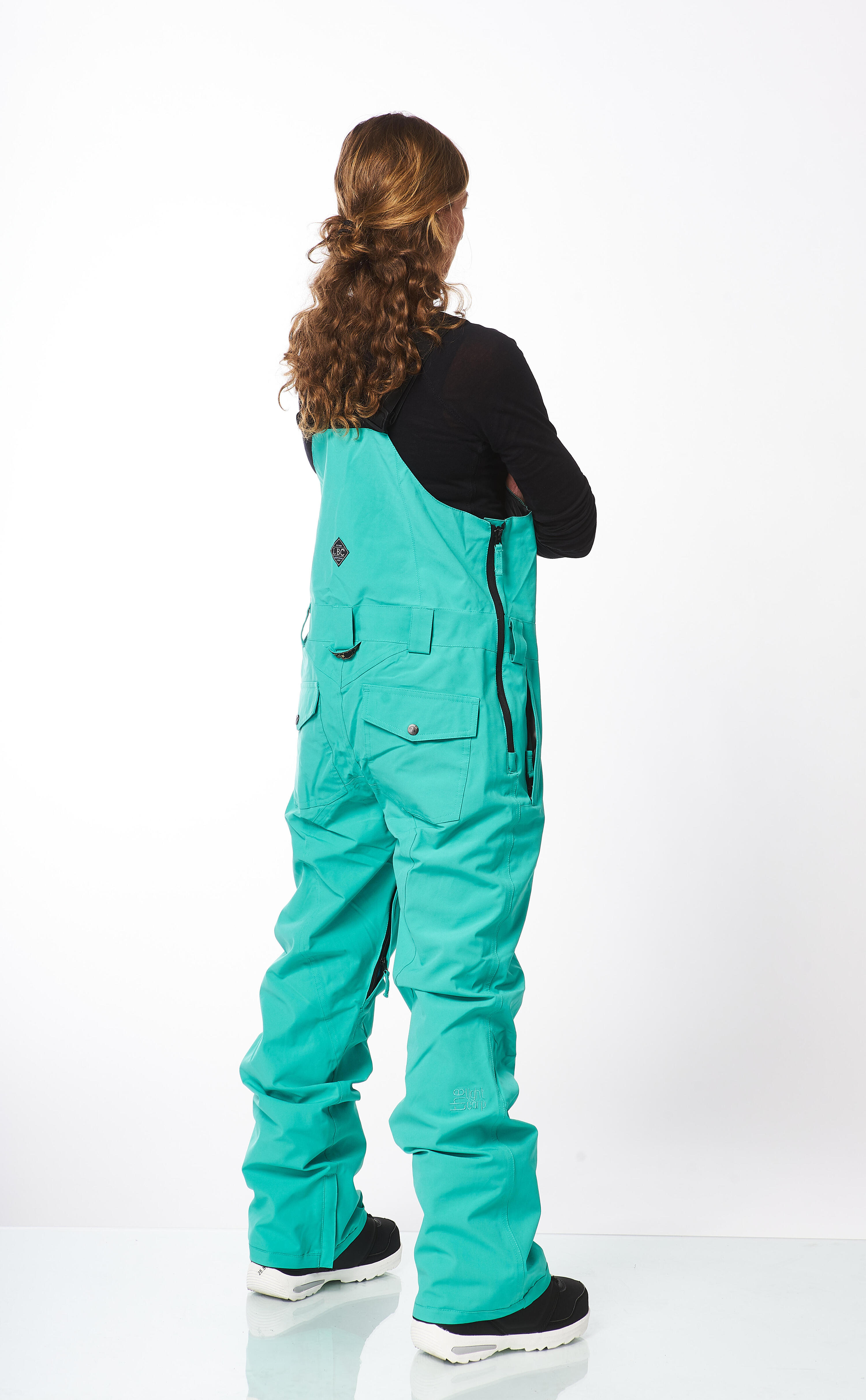 Ski-/Snowboardhose Damen - Leela mint 3/4