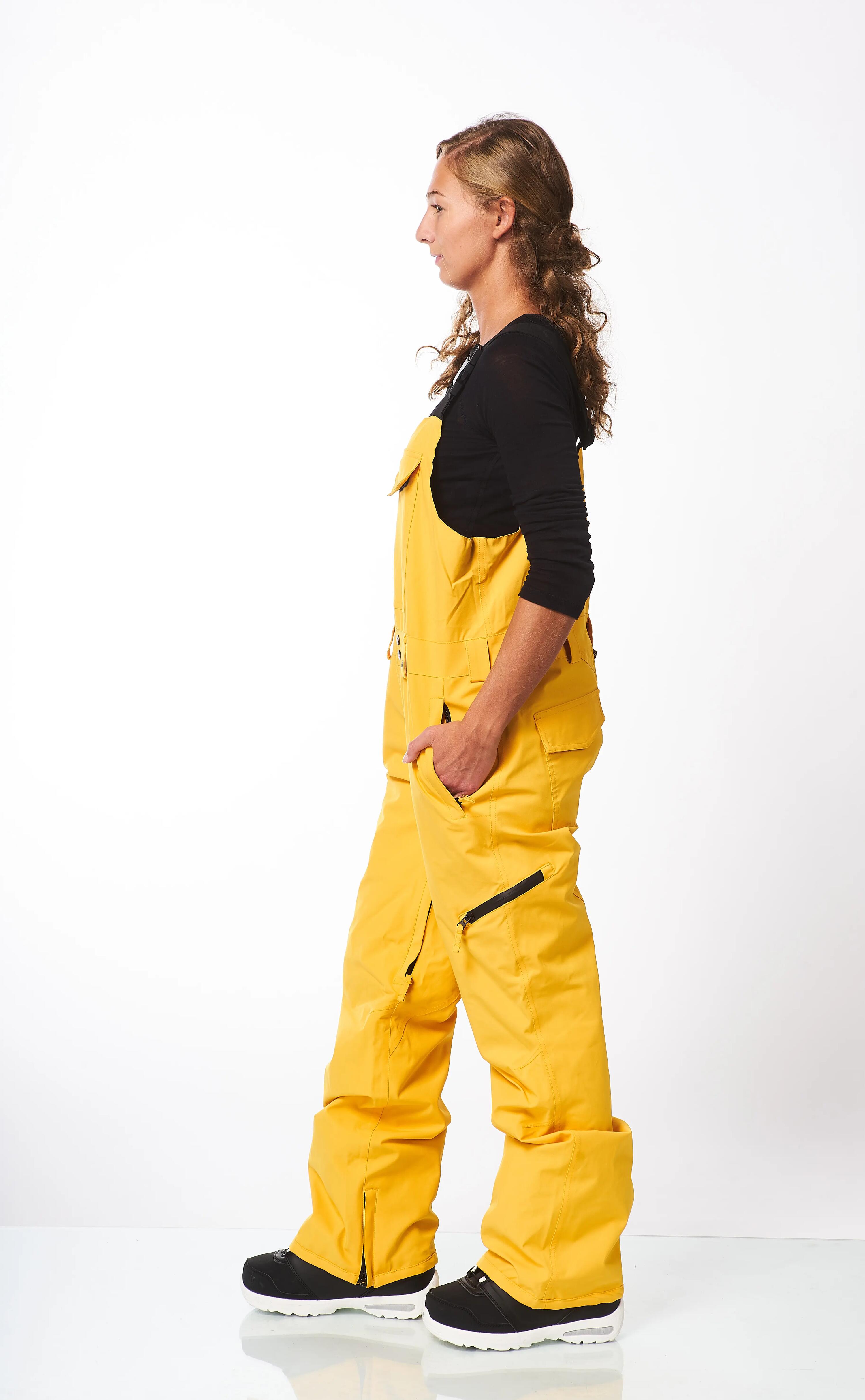 Ski-/Snowboardhose Damen - Leela mustard 3/6