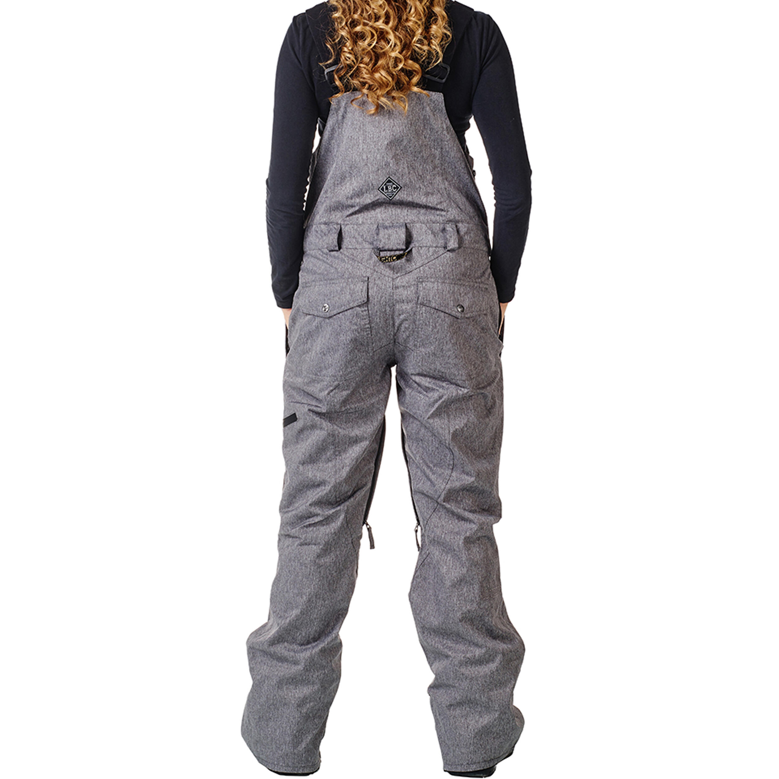 Ski-/Snowboardhose Damen - Leela grey heather 2/4