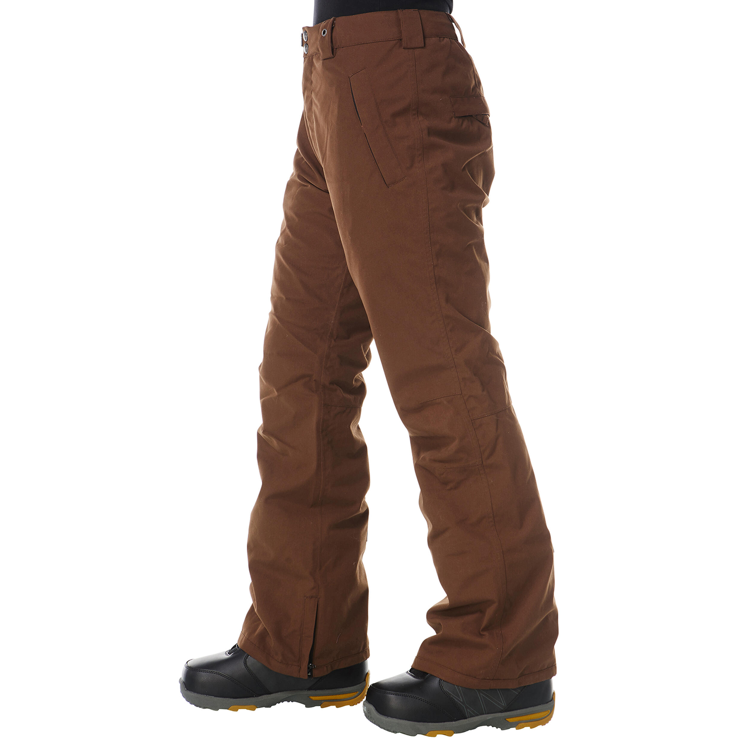 Ski-/Snowboardhose Damen - YOKO dark brown 4/6