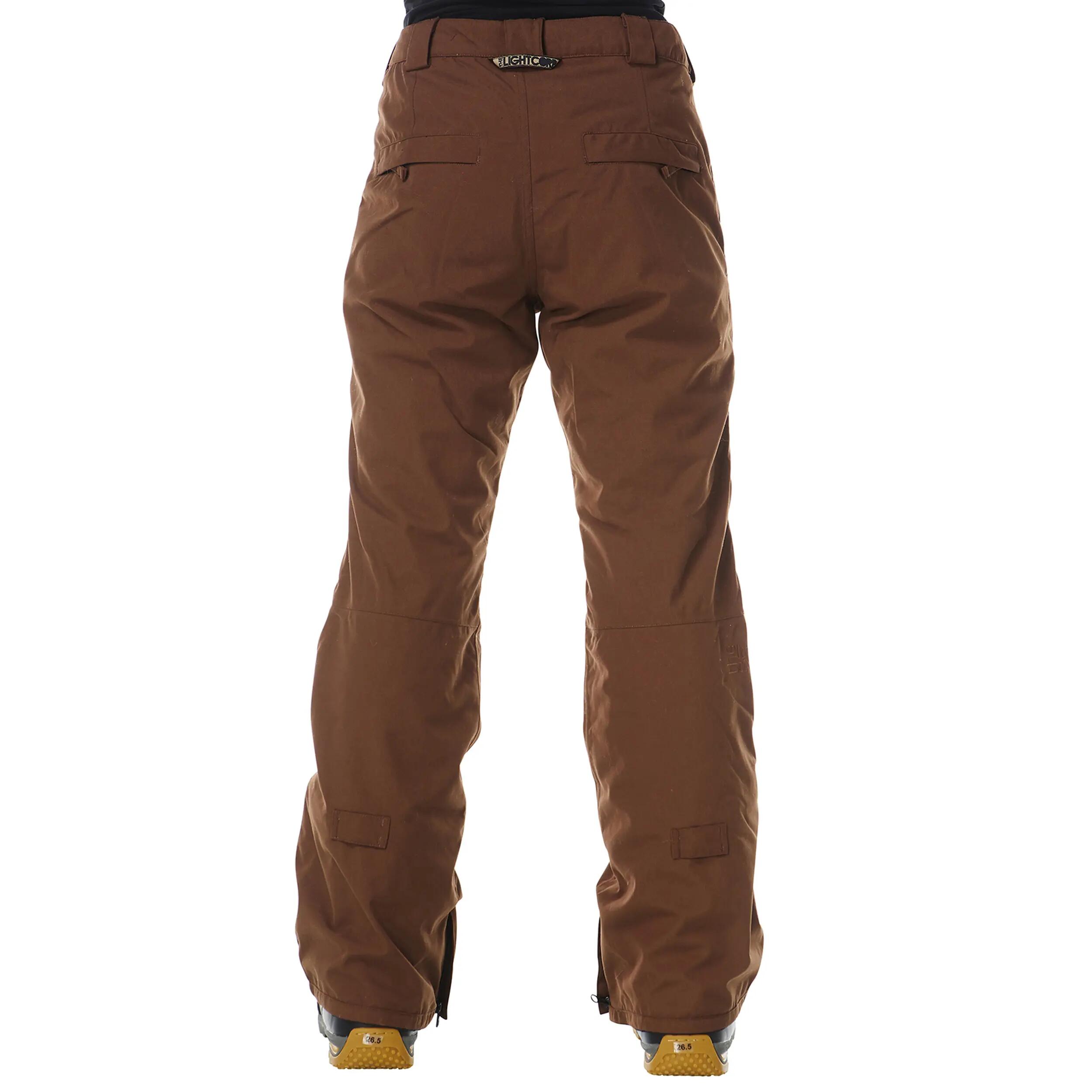 Ski-/Snowboardhose Damen - YOKO dark brown 3/6