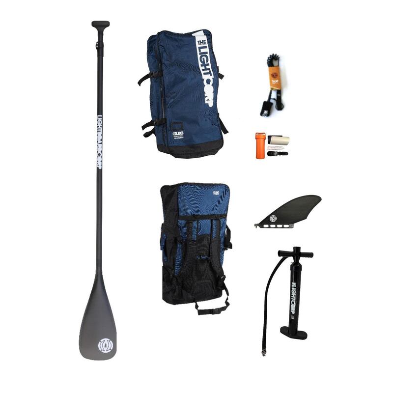 ISUP Mft Blue Series Tourer Pro Package 12.6" x 30" x 6" incl. 100% Carbon Padde