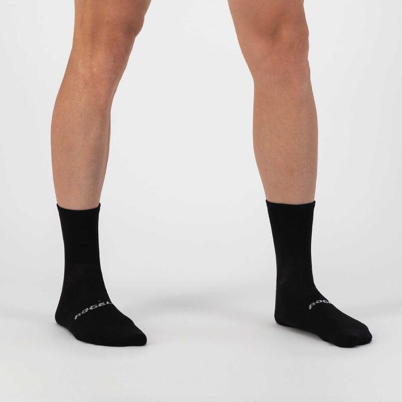 Chaussettes de cyclisme Hommes et Femmes 2-pack - Coolmax - Noir - Essential