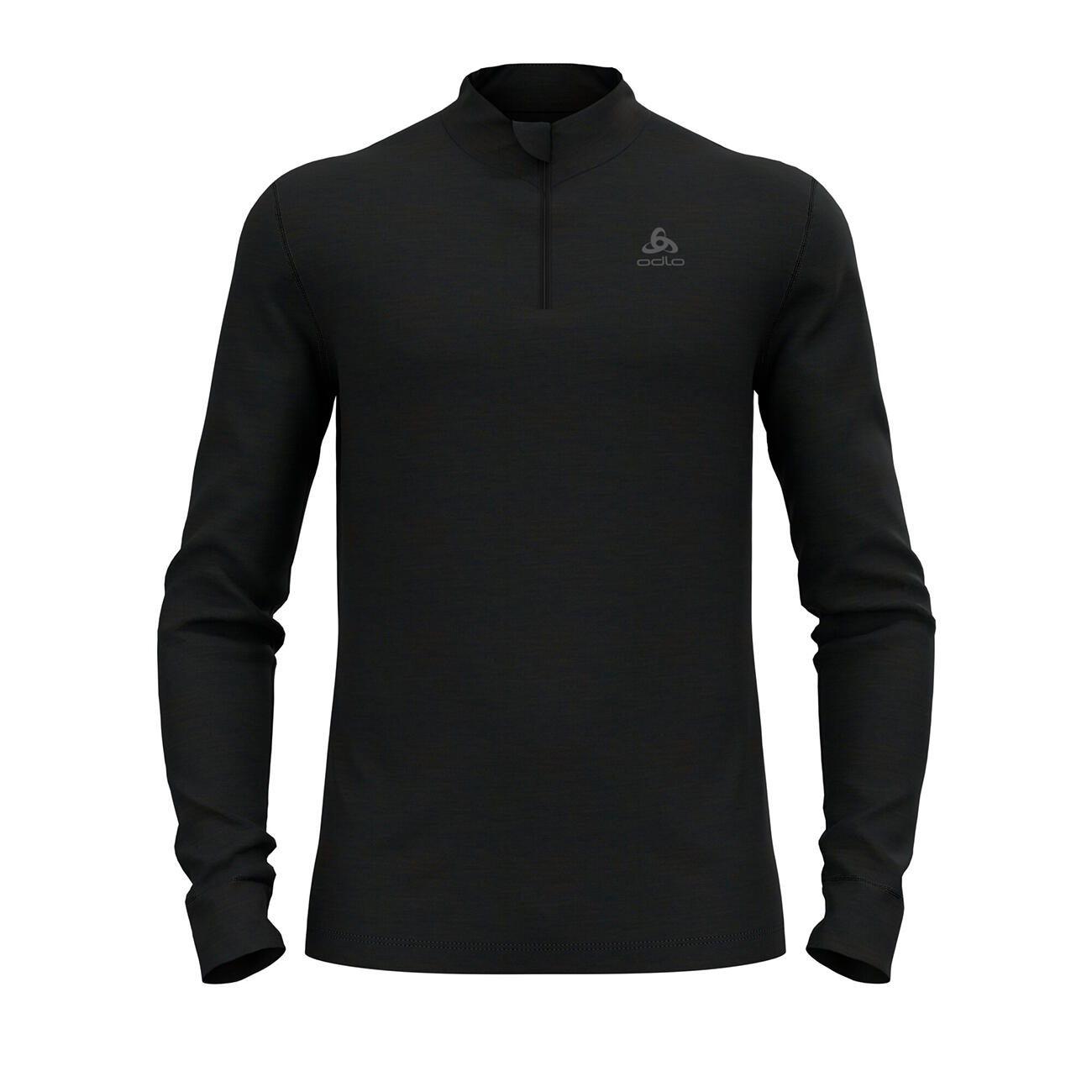 ODLO BL TOP turtle neck l/s half zip MERINO 2