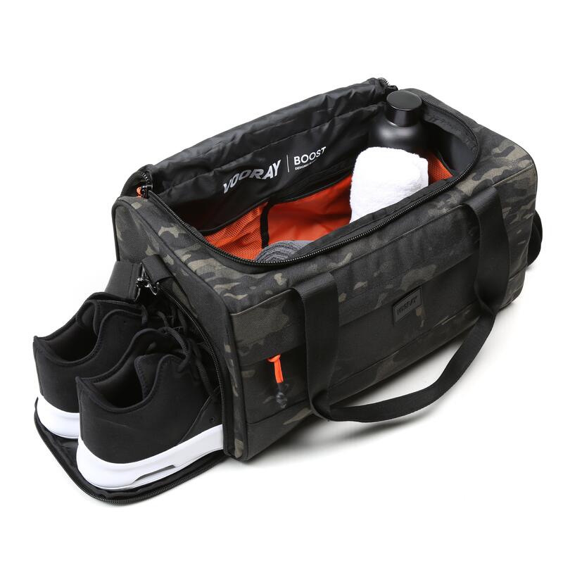 Boost-43cm-22L-Sac de sport/voyage+compartiment à chaussures(Abstract Camo)