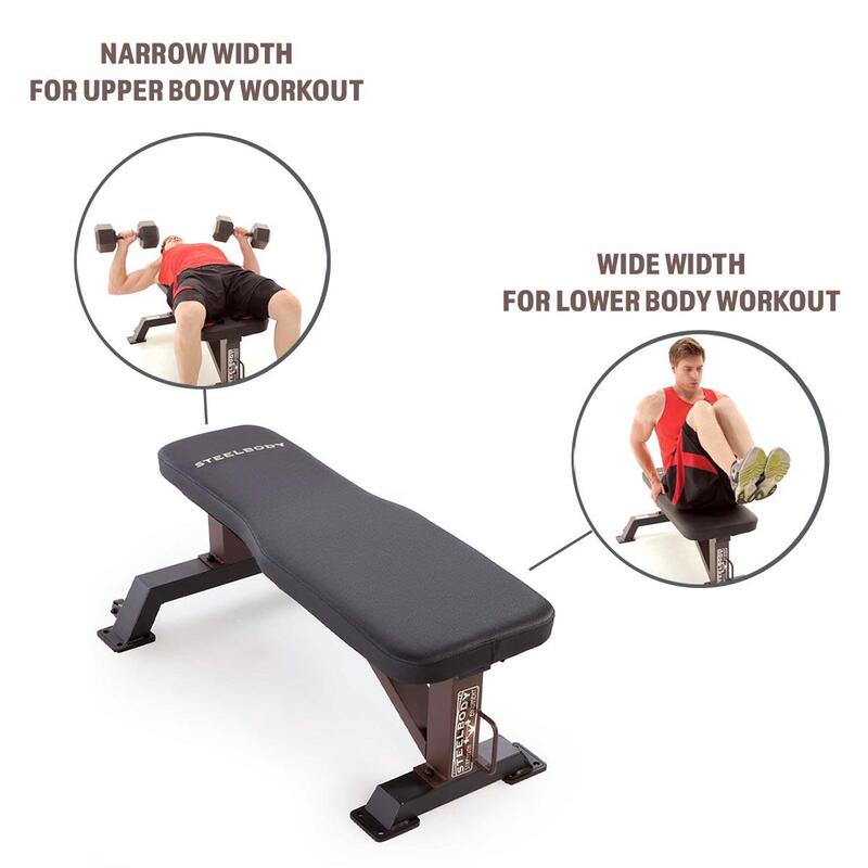 SteelBody Marcy Flat Bench STB-10101