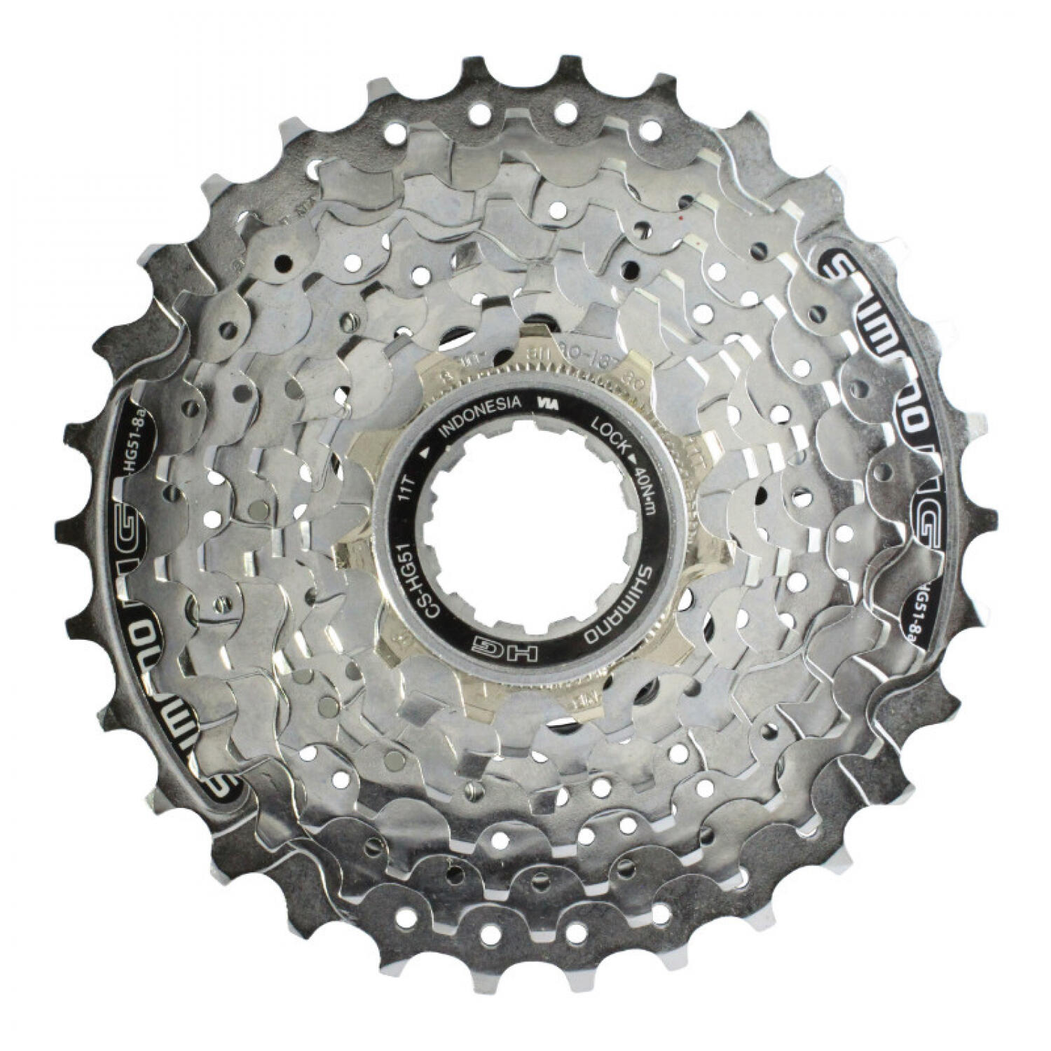 Shimano Alivio CS-HG51 8 Speed HG Cassette 1/5