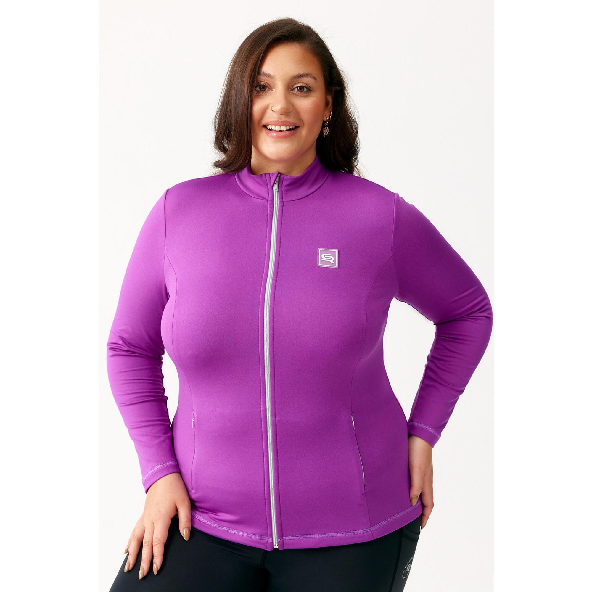 Rough Radical - Sweat-shirt De Sport Thermique Pour Femmes Rough Radical Twist Plus Size - Sweat-shirt - Violet - 56 3xl - Decathlon