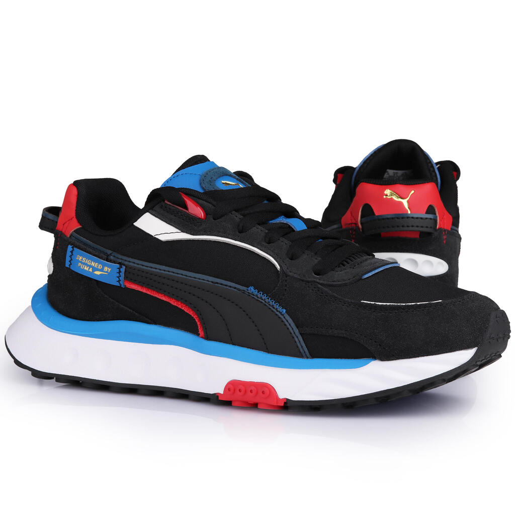 BLACK / BLUE / RED