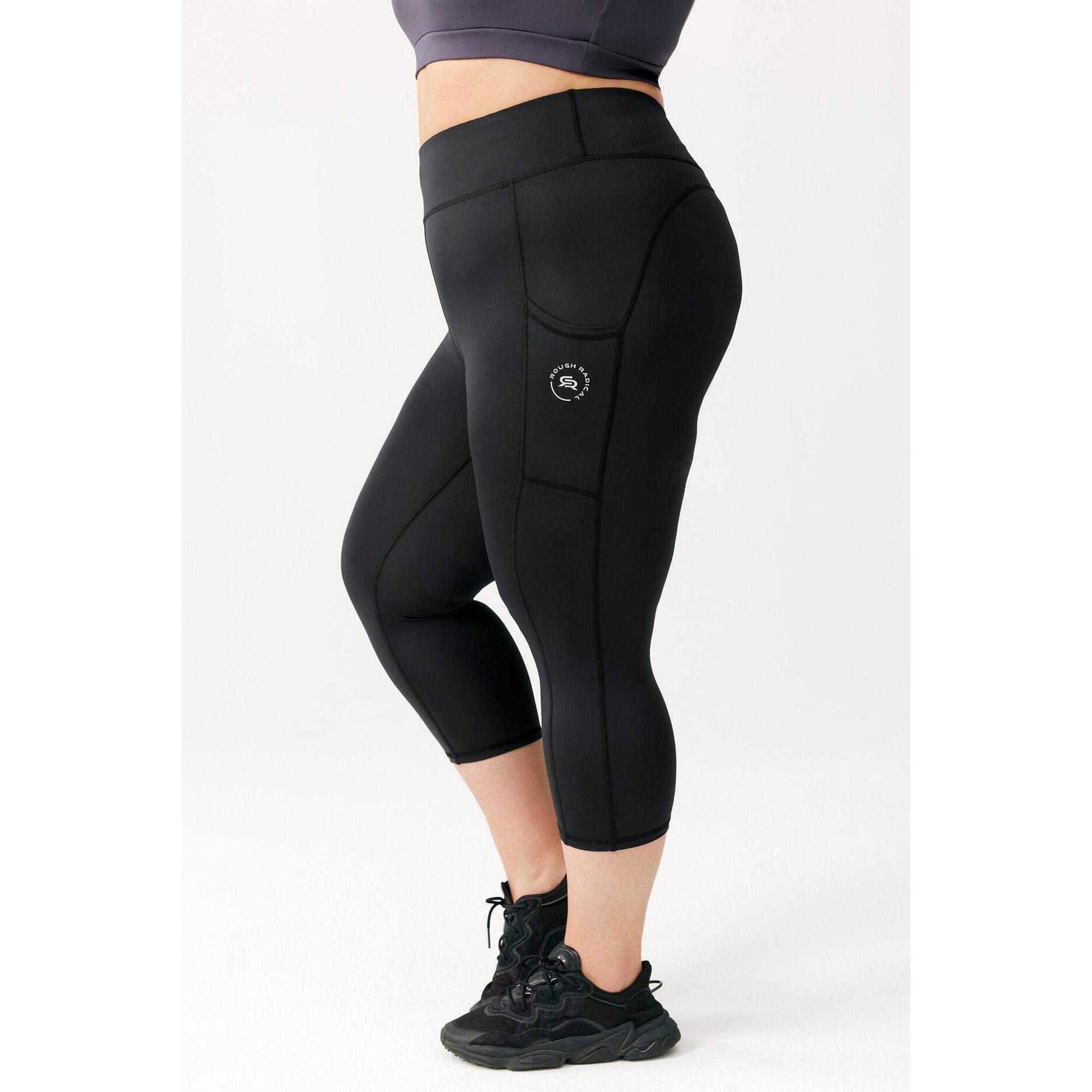 Rough Radical - Leggings 3/4 Pour Femmes Rough Radical Control Plus Size - Legging - Noir - 52 2xl - Decathlon