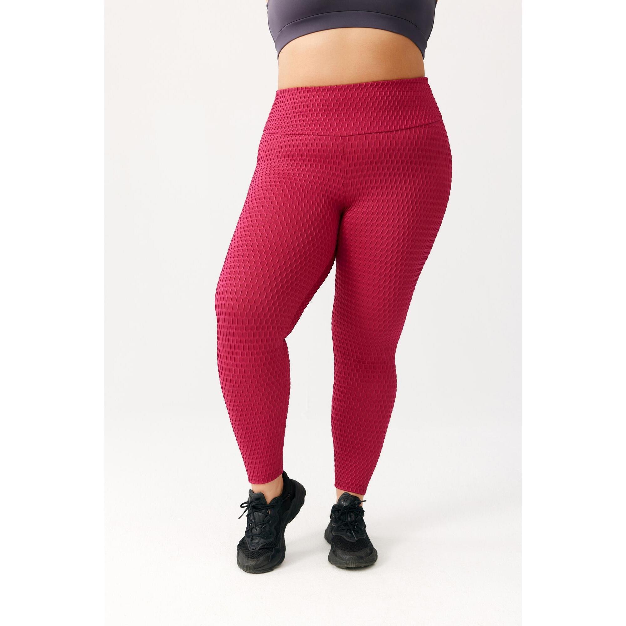 Rough Radical - Leggings De Sport Anticellulite Pour Femmes De Grande Taille Rough Radical Plus - Legging - Rose - 56 3xl - Decathlon