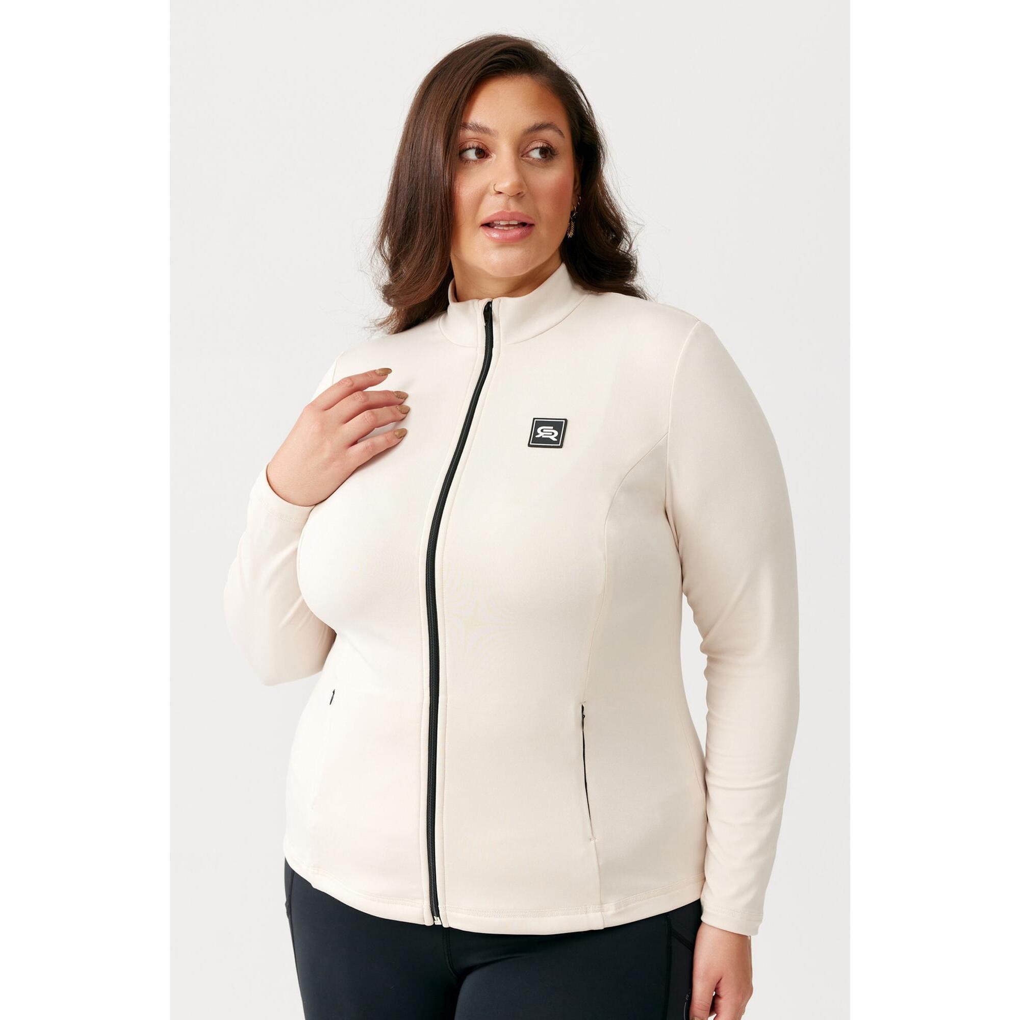 Rough Radical - Sweat-shirt De Sport Thermique Pour Femmes Rough Radical Twist Plus Size - Sweat-shirt - Beige - 52 2xl - Decathlon