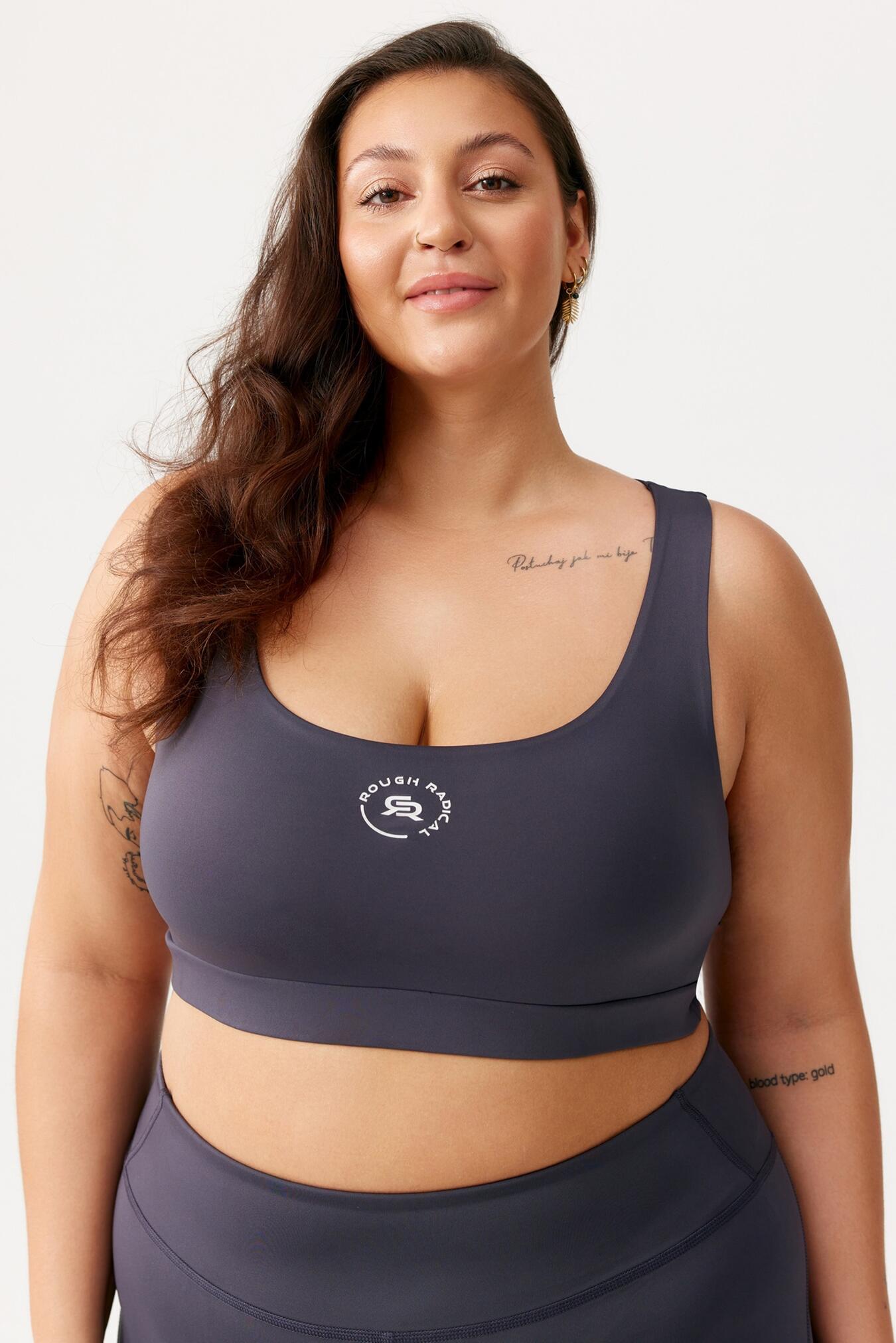 Ruwe radicale Essa Plus Size sportbeha 1/4