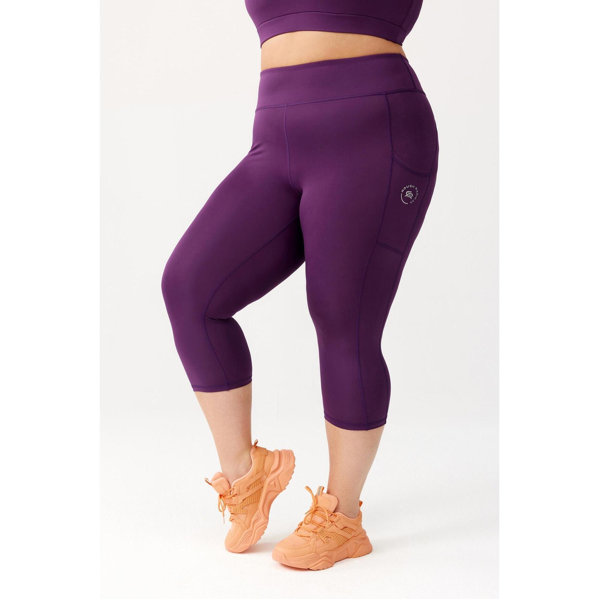 Rough Radical - Leggings 3/4 Pour Femmes Rough Radical Control Plus Size - Legging - Violet - 52 2xl - Decathlon