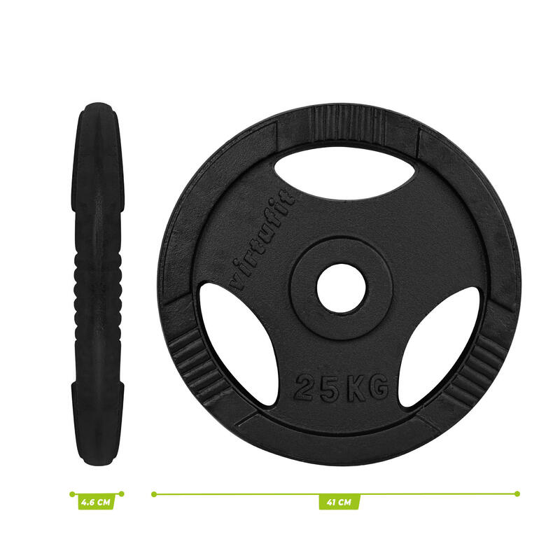DISC DE GREUTATE VirtuFit Olympic 25 kg DIAMETRU 50 MM