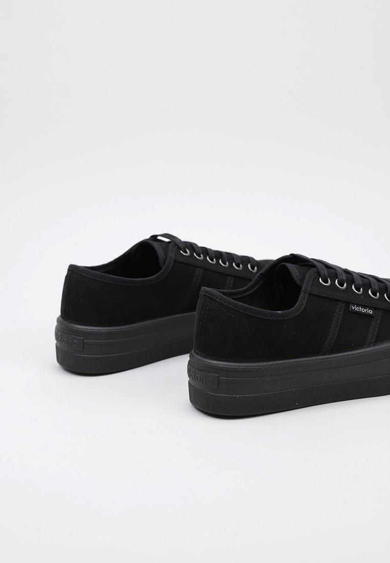 Zapatillas Mujer Victoria Barcelona Antelina Negro 4/6