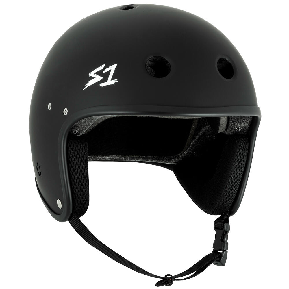 S1 RETRO LIFER e-HELMET - MULTI-IMPACT & HIGH-IMPACT CERTIFIED - MATT BLACK 1/6