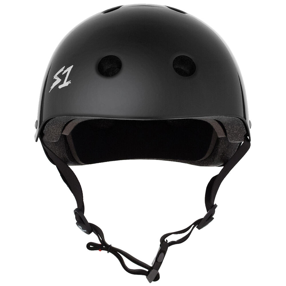 S1 MEGA LIFER Helmet - Multi-Impact & High-Impact Certified - Black Gloss 2/9