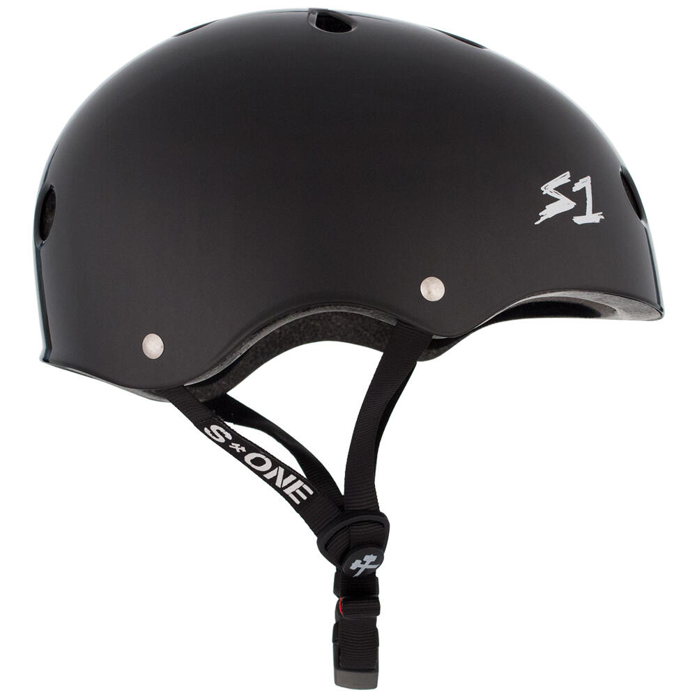 S1 MEGA LIFER Helmet - Multi-Impact & High-Impact Certified - Black Gloss 3/9