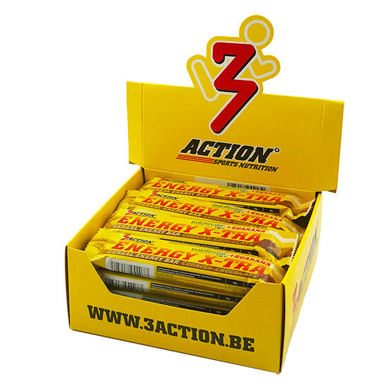 3ACTION ENERGY XTRA BAR COOKIES CHOCOLADE - DOOS 20 STUKS