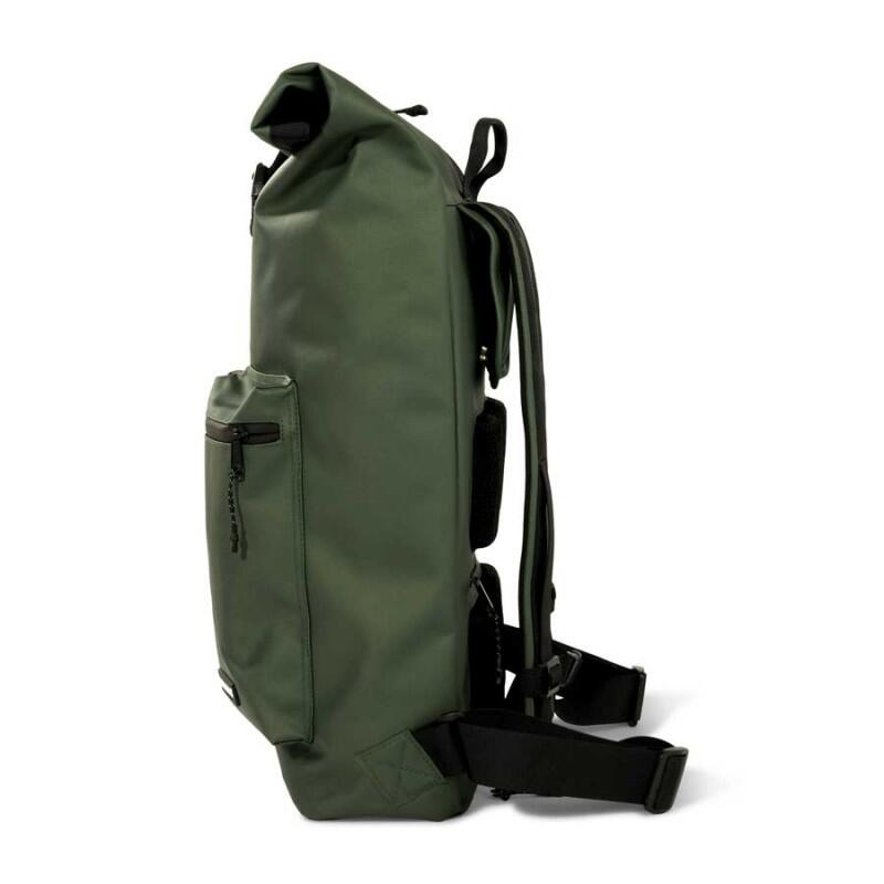 Sac de vélo shopper recyclé Rolltop Backpack 20 litres 34 x 13 x 46 cm - vert