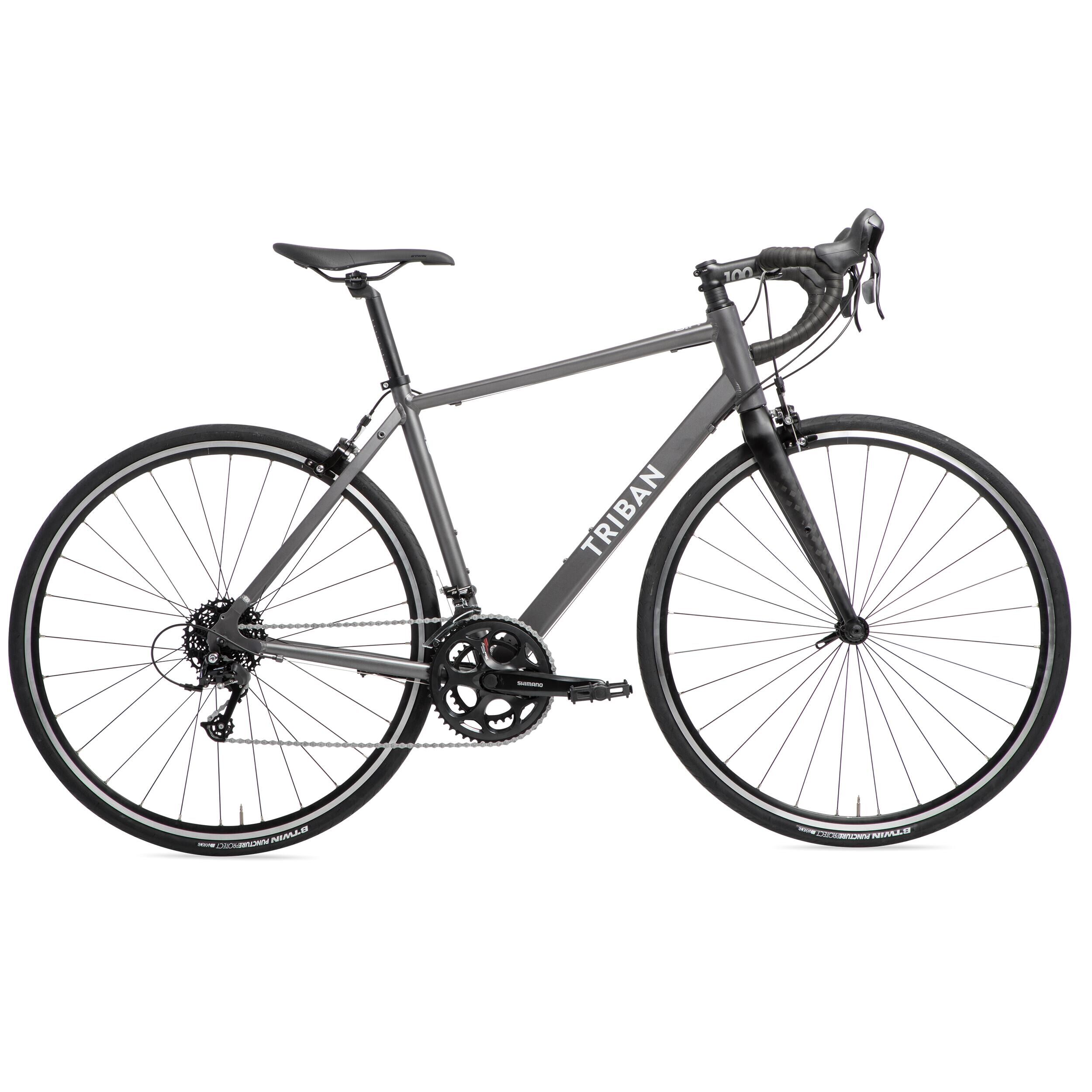 TRIBAN REFURBISHED ROAD BIKE TRIBAN RC 120 - GREY - C GRADE