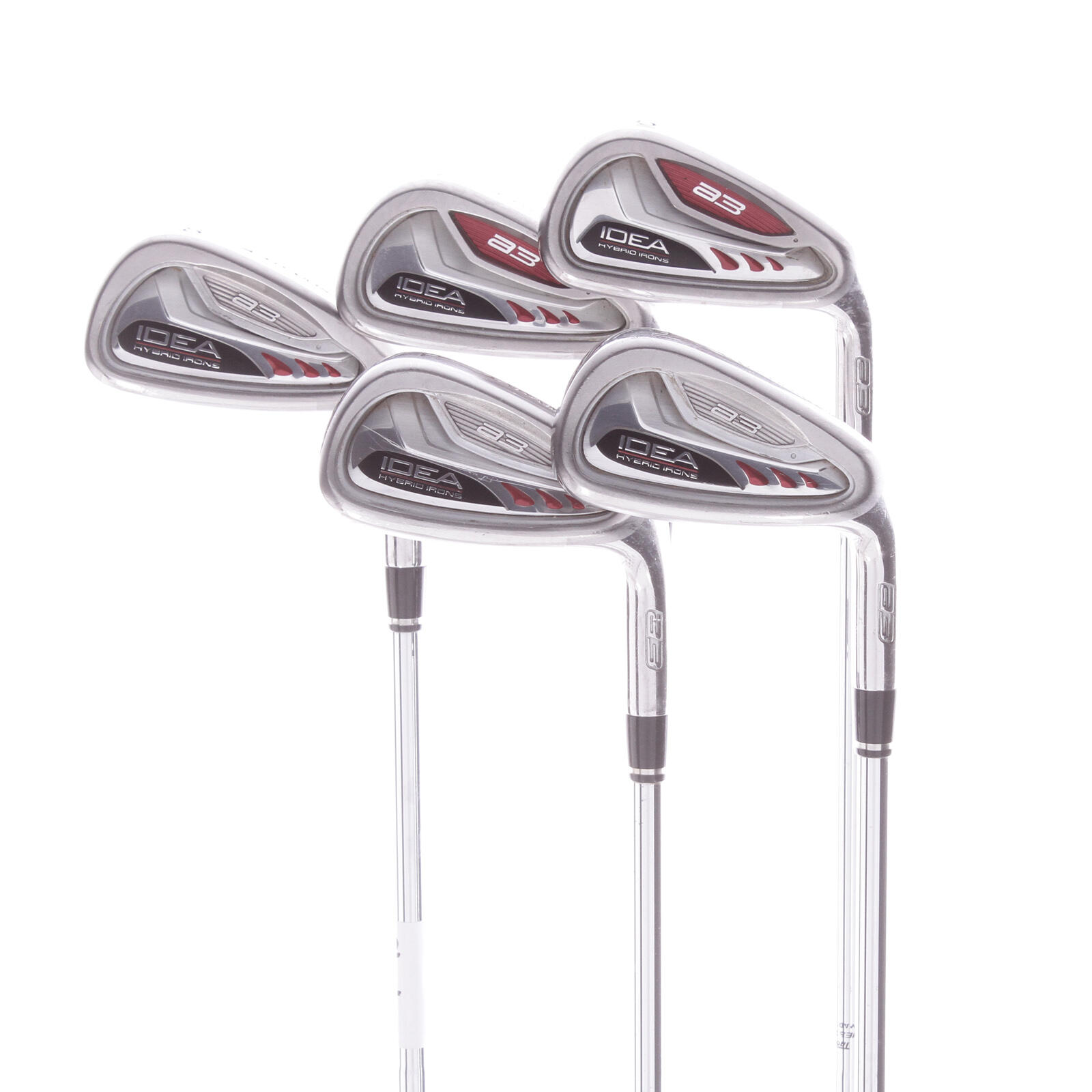 ADAMS USED - Iron Set 6-PW Adams A3 Steel Shaft Right Handed - GRADE B