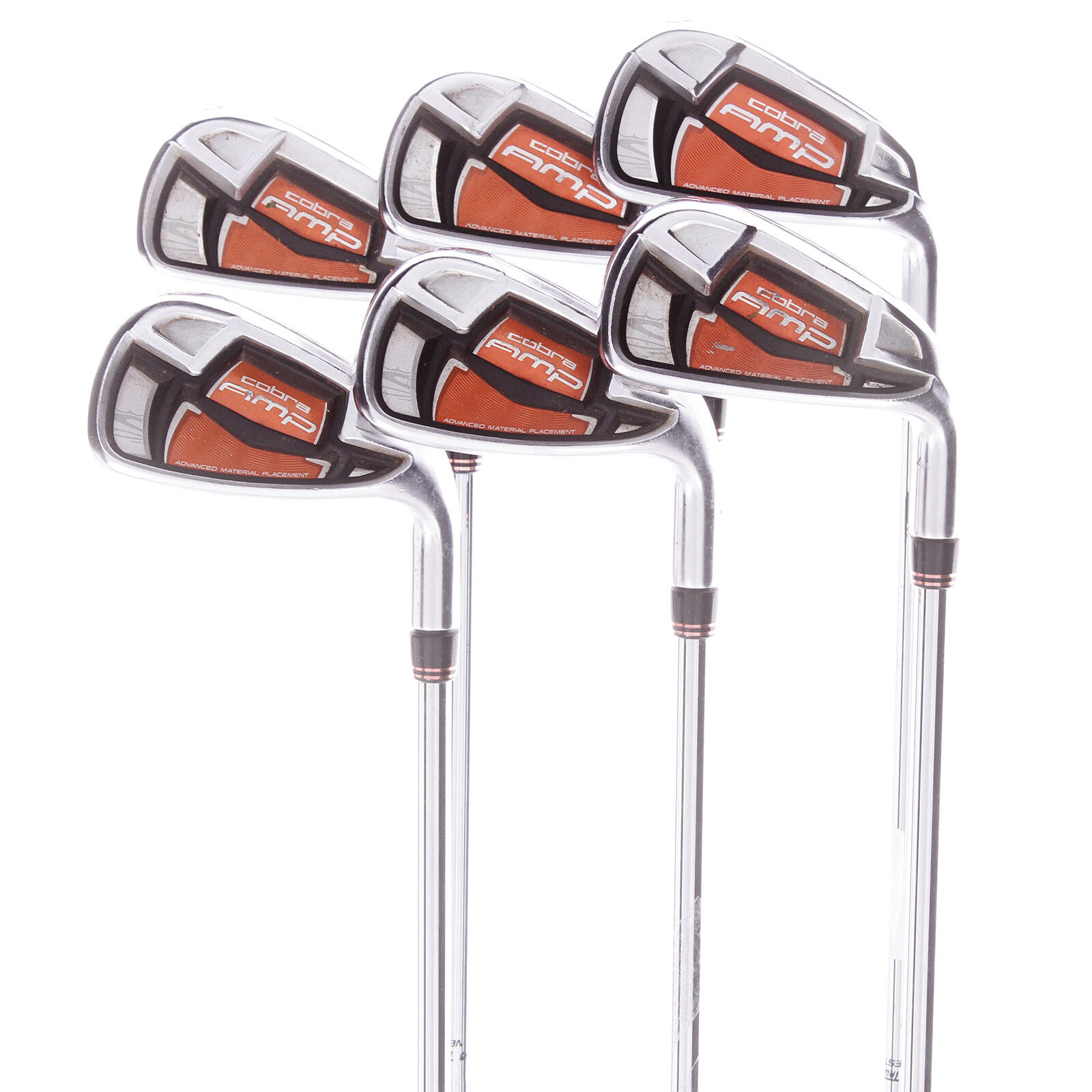 COBRA USED - Iron Set Irons 4-9 Cobra AMP Steel Shaft Right Handed - GRADE B