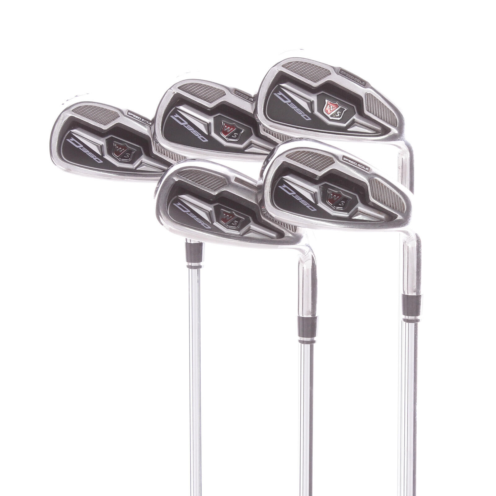 WILSON USED - Iron Set 7-SW Wilson Staff D350 Steel Shaft Right Handed - GRADE B