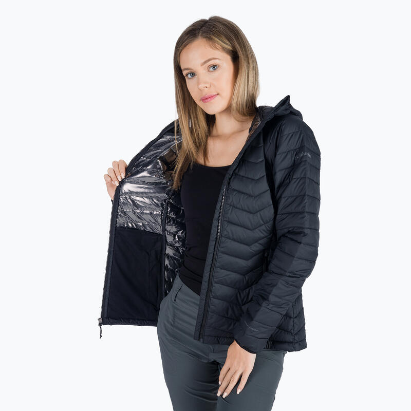 Jacheta de primavara Powder Lite Hooded Jacket - negru femei