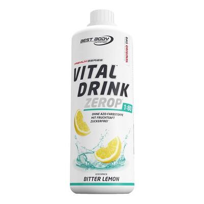 Best body nutrition vital drink zerop (1000ml) bitter lemon - intra