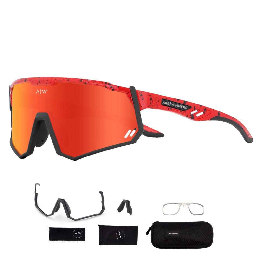 ARE WINNERS Are Winners ULTRA Red Fire volwassen fietsbril