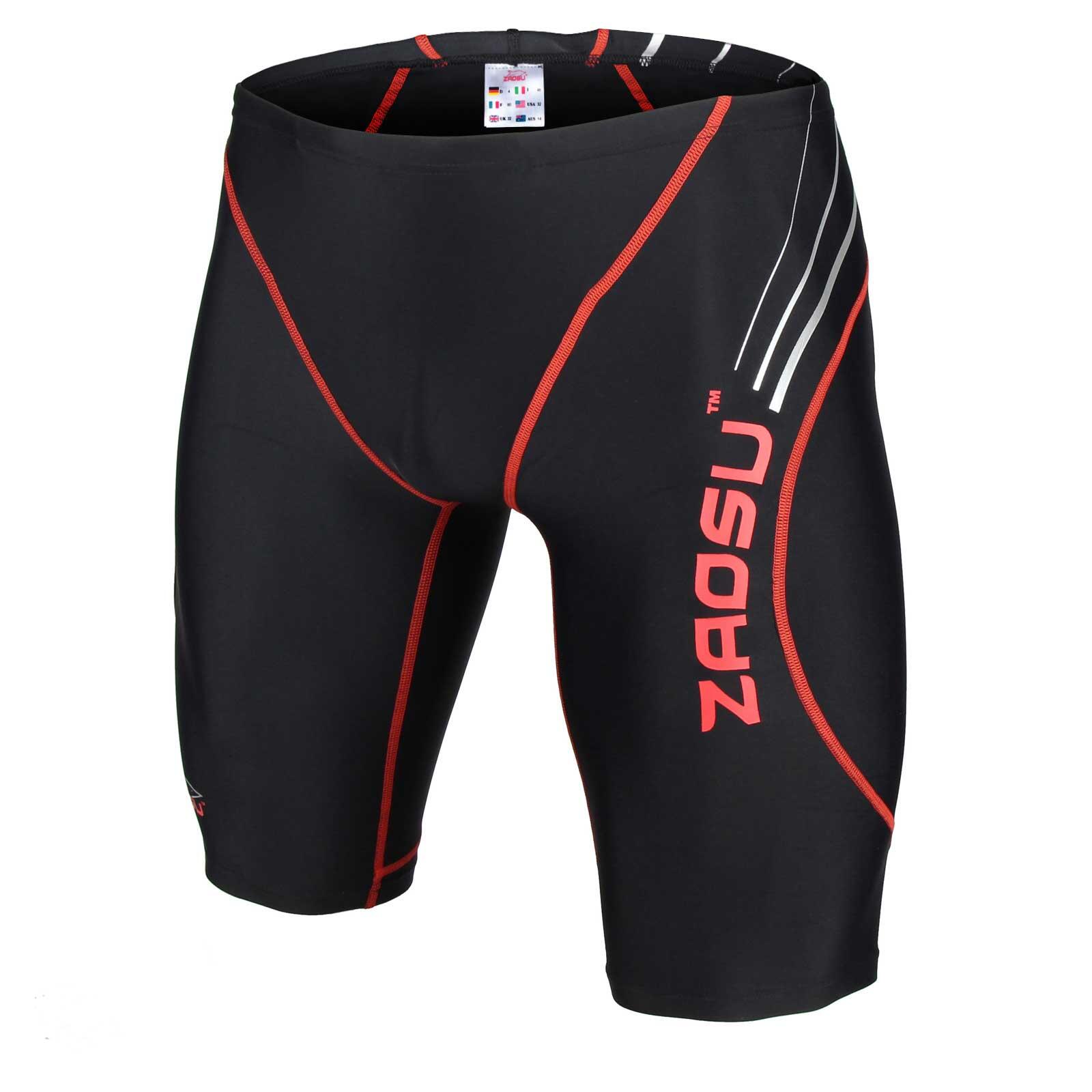 Wettkampf-Schwimmhose Schwimmen Jammer FINA-Approved Herren & Jungen - Z-Black 1/3