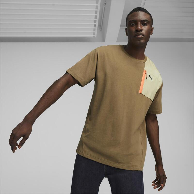 T-shirt OPEN ROAD Homme PUMA Chocolate Chip Brown