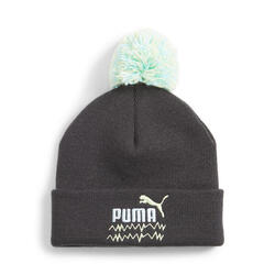 Bonnet à pompon Mixmatch Enfant et Adolescent PUMA Black Silver Sky Aop Blue